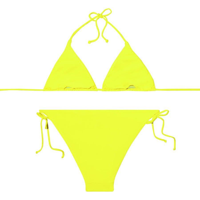 SLIPSTOP Women's Neon Yellow Triangle Adults Bikini Bottom