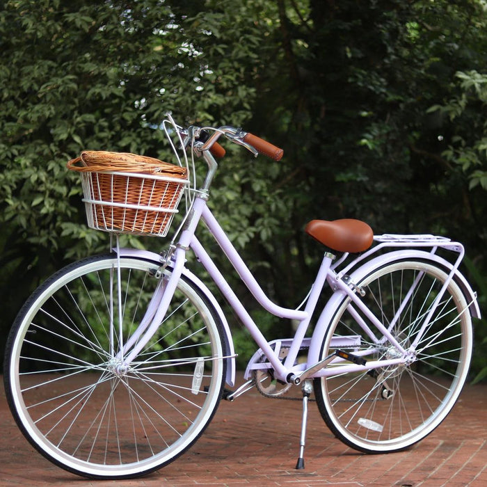 REID CYCLES Ladies Classic 7-Speed Vintage Bike Lavender