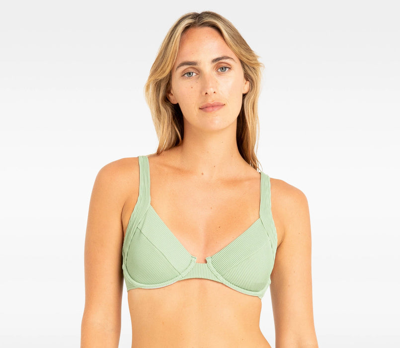 HURLEY Women's Ribbed Underwire Top