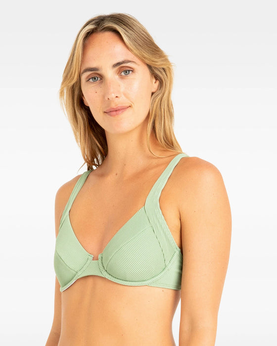 HURLEY Women's Ribbed Underwire Top