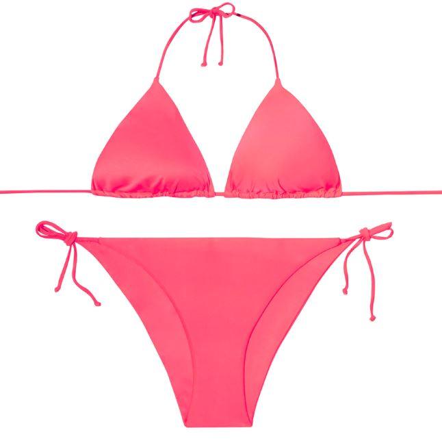 SLIPSTOP Women's Neon Fuchsia Triangle Adults Bikini Top