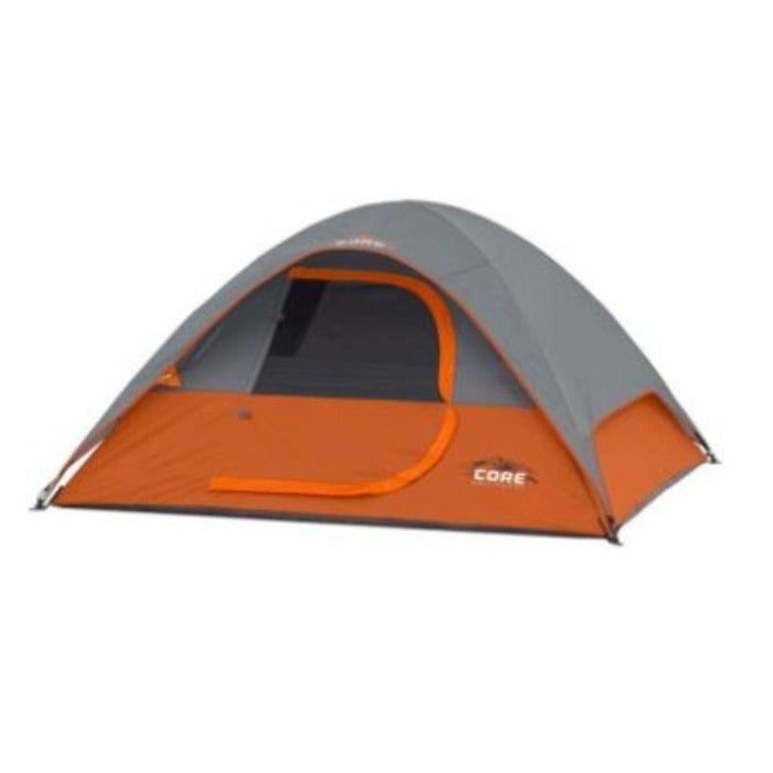 CORE EQUIPMENT 3 Persons Instant Dome Tent - Grey/Orange - Adventure HQ