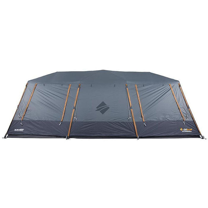 OZTRAIL Fast Frame Blockout 10 Person Tent - Grey - Adventure HQ
