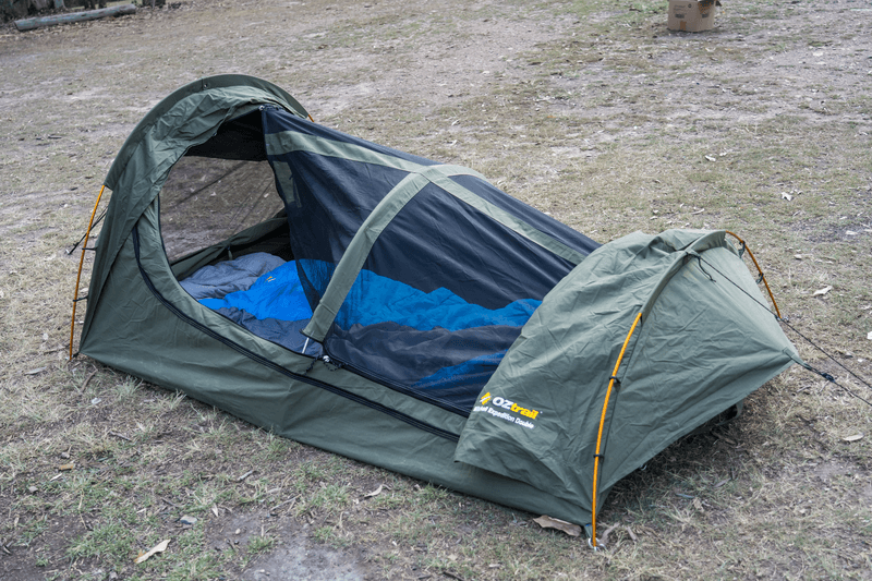 OZTRAIL Mitchell Expedition Double Swag - Green - Adventure HQ