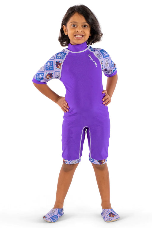 COEGA Girl's One Piece Swim Suit Disney 2022 - Purple - Adventure HQ