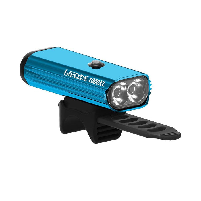 LEZYNE Lite Drive 1000XL Bike Light - Blue/Hi Gloss - Adventure HQ
