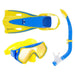 AQUALUNG Set Hero Snorkeling Small/Medium - Yellow/Blue - Adventure HQ