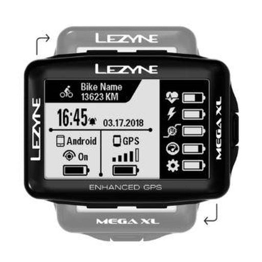 LEZYNE Mega XL GPS Bike Computer - Adventure HQ