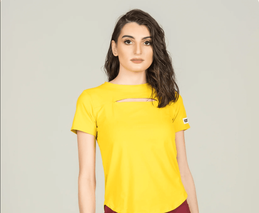 RZIST Women's Dimension T- Shirt - Small - Mustard Yellow - Adventure HQ