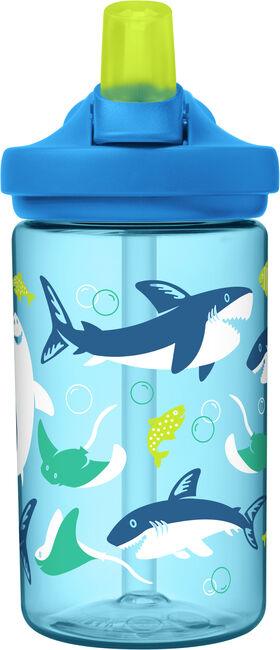 CAMELBAK Kid's Eddy Water Bottle Sharks And Rays - Light Blue - Adventure HQ
