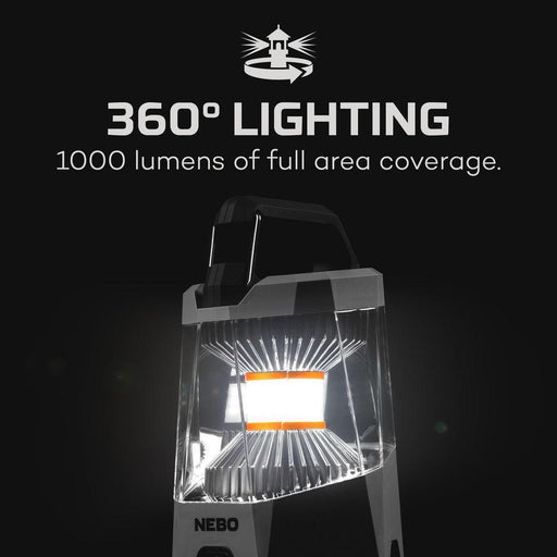 NEBO Galileo 1000 Lumen Lantern - Storm Grey - Adventure HQ