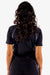 COEGA Women's Rash Guard Short Sleeve (UK 8) - Black Glitter Cheetah - Adventure HQ