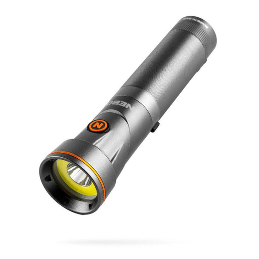 NEBO Franklin Pivot 300 Lumen Rechargeable Flashlight - Storm Grey - Adventure HQ