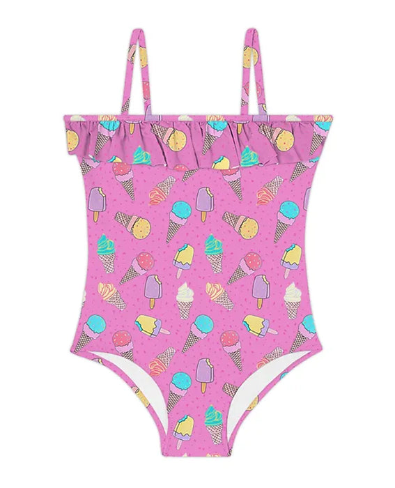 SLIPSTOP Girl's Glace Junior Swimsuit - Pink - Adventure HQ