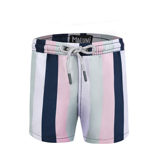 MALUNI Boy's Mid Shorts - Multi Stripe - Adventure HQ