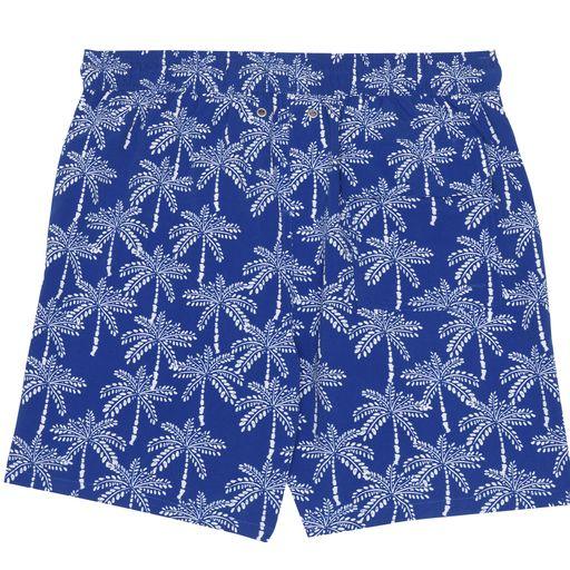 TURQUOISE Men's Swim Shorts Palm Trees - Blue - Adventure HQ