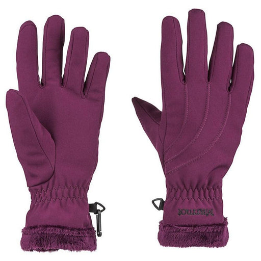 MARMOT Women's Fuzzy Wuzzy Gloves - Dark Purple - Adventure HQ