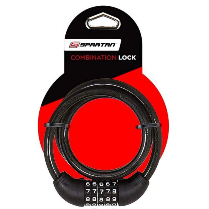 SPARTAN Combination Lock - Black - Adventure HQ