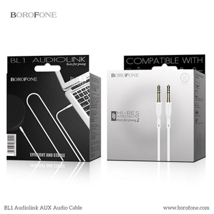 BOROFONE Bl1 Audiolink Aux Audio Cable - Adventure HQ