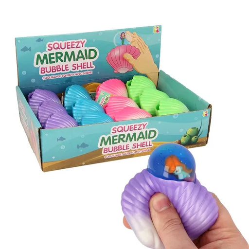 KEYCRAFT Kid's Squishy Mermaid Bubble Shells - Adventure HQ
