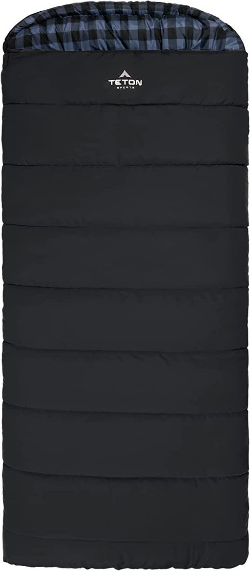 TETON Bridger Sleeping Bag Long, Right Zip - Charcoal - Adventure HQ
