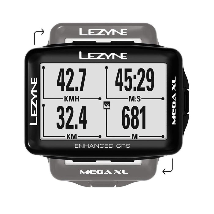 LEZYNE Mega XL GPS Bike Computer - Adventure HQ