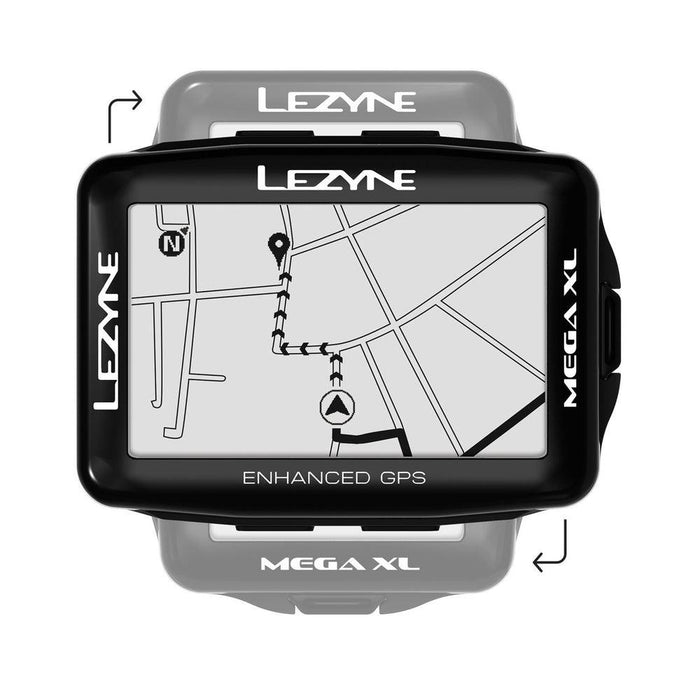 LEZYNE Mega XL GPS Bike Computer - Adventure HQ