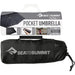 SEA TO SUMMIT Travelling Light Pocket Umbrella | Tiny Packed Size And Weight | Collapses To Only 16CM/6.3 Inches - Adventure HQ