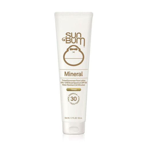 SUN BUM SPF 30 Mineral Tinted Face Lotion 1.7 Oz | UVA/UVB Protection | Zinc-Based Mineral Formula - Adventure HQ