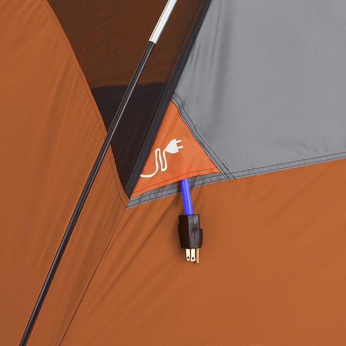 CORE EQUIPMENT 4 Person - Grey/Orange Dome Tent - Adventure HQ