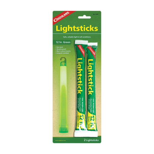 COGHLANS Lightsticks - Green - 2 Pack - Adventure HQ