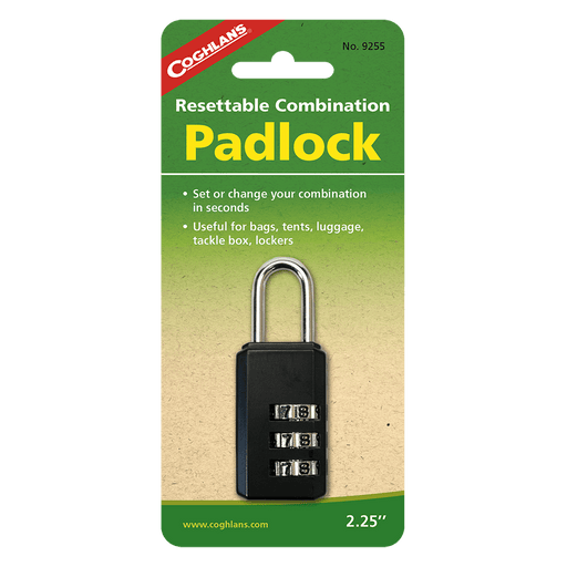 COGHLANS Padlock - Adjustable - Adventure HQ