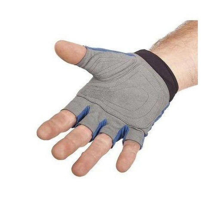 SEA TO SUMMIT Eclipse Gloves With Velcro Cuff Small - Blue | UPF50+ For Protection | Lightweight, Flexible Design | Synthetic Leather Palms - Adventure HQ