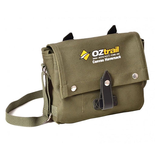 OZTRAIL Canvas Haversack Bag - Adventure HQ