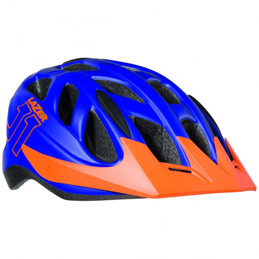 LAZER Youth J1 Helmet - Blue/Orange - Adventure HQ