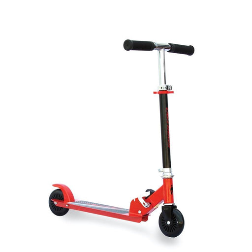 SPARTAN 100 MM Folding Scooters - Red | 50% Aluminum and 50% Iron Steel | Up to 50 KG - Adventure HQ