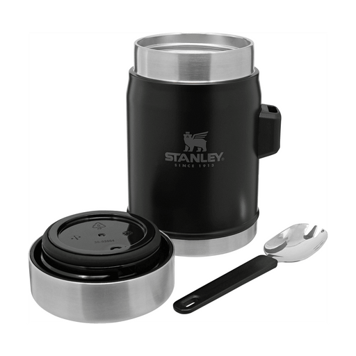 STANLEY 14Oz Vacuum Food Jar - Black - Adventure HQ