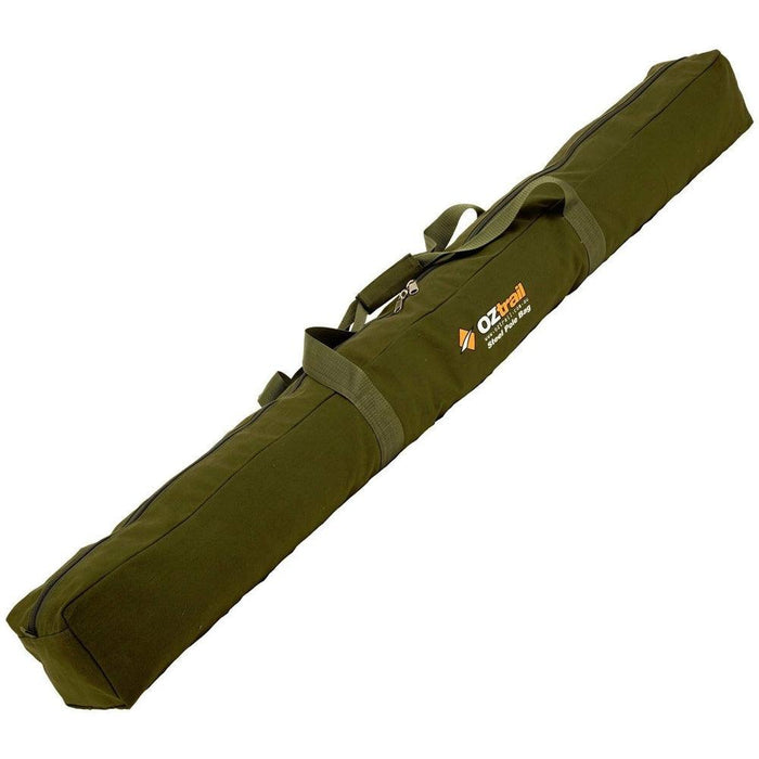 OZTRAIL Canvas Steel Pole Bag - Green Camping Tent - Adventure HQ