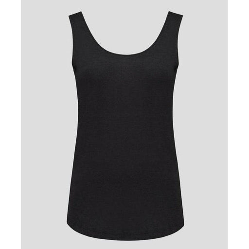 NOOBOO Women's Luxe Bamboo Singlet Large - Black - Adventure HQ