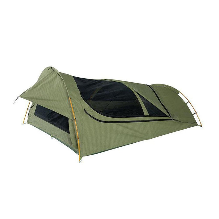 OZTRAIL Mitchell Expedition Double Swag - Green - Adventure HQ