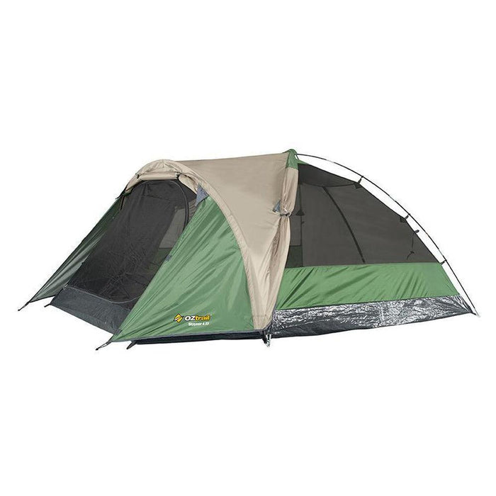 OZTRAIL Skygazer 4XV Dome Tent - Green/Beige (Discontinued) - Adventure HQ