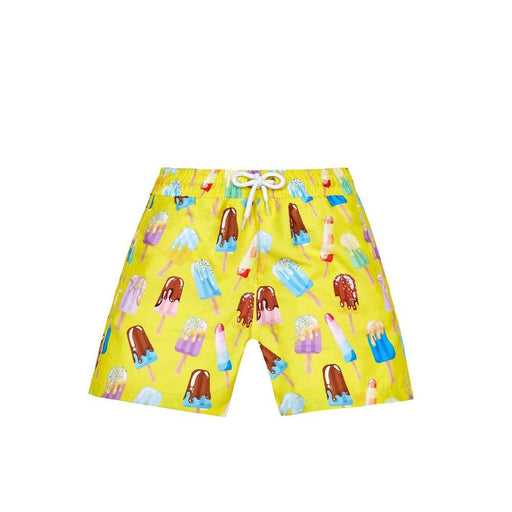 JUST NATURE Boy's Swim Shorts - Treats In Yellow - Adventure HQ