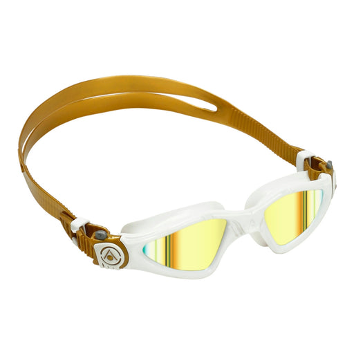 AQUA SPHERE Kayenne Clear Lens - White/Gold - Adventure HQ