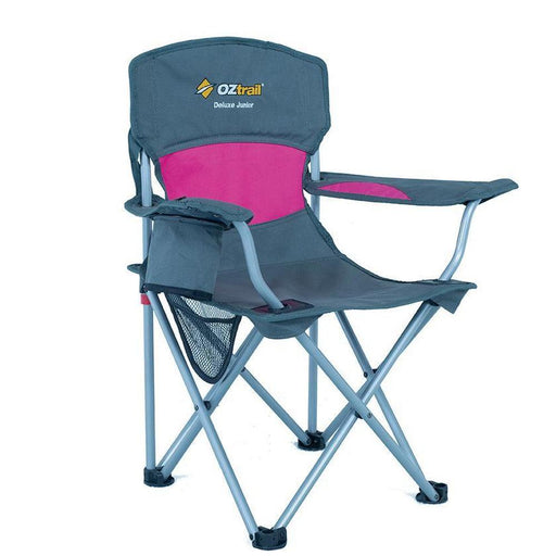 OZTRAIL Kid's Deluxe Junior Chair - Pink - Adventure HQ