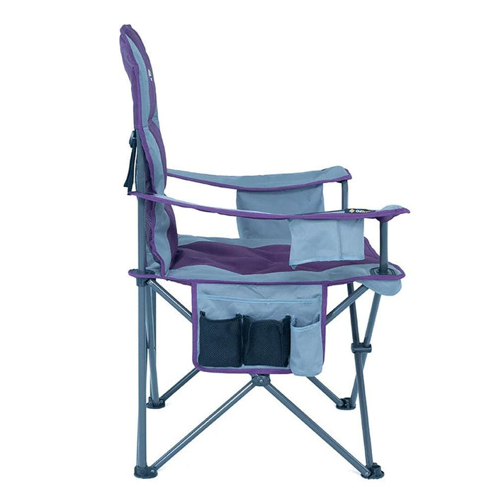 OZTRAIL Kokomo Cooler Arm Chair - Purple - Adventure HQ