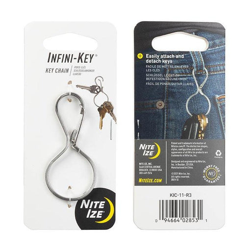 NITE IZE Infini-Key Key Chain - Stainless - Adventure HQ