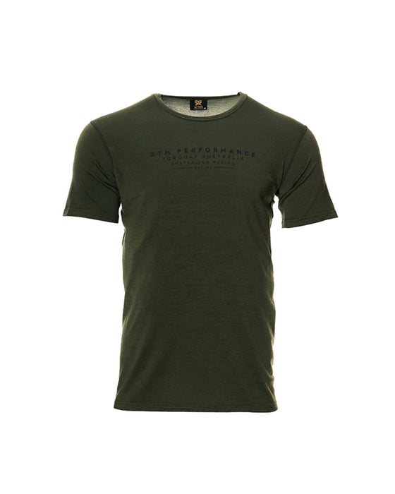 XTM Men's Adventure 170 T - Shirt - Double Extra Large - Winter Moss - Adventure HQ