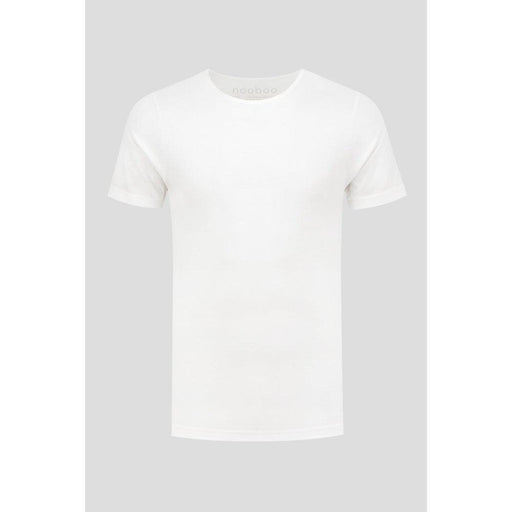 NOOBOO Men's Luxe Bamboo Crew Neck T-Shirt Medium - White - Adventure HQ