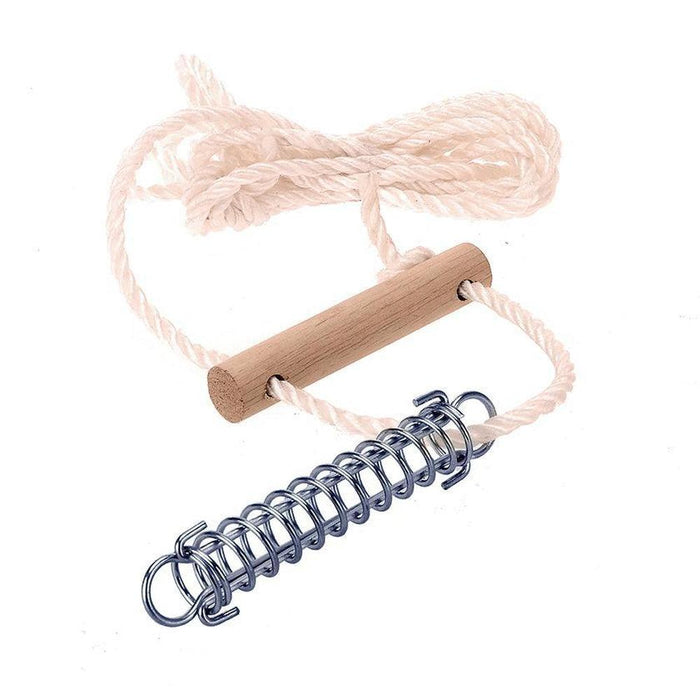 OZTRAIL 6MM Single Guy Rope with 3.5M Wooden Rope Runner Set - Adventure HQ