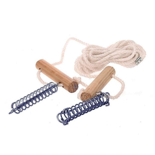 OZTRAIL 7M Double Guy Rope Set 7MM With Wooden Runner & Trace Spring - Adventure HQ